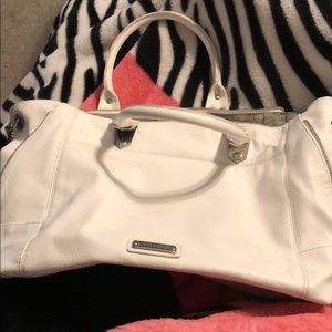 Large white Steve Madden purse